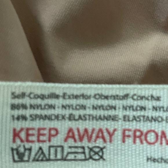 NWT! Free People S & M neutral Second Skin Cami tank. Deep neck. Thin 1/2 liner - Picture 10 of 14